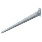 OBO BETTERMANN - Mensola a parete AW 15 61 FT 2L con 2 fori di fissaggio B610mm in Acciaio zincato a caldo per immersione.