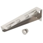 OBO BETTERMANN - Mensola a parete per passerella grigliata B210mm Acciaio, INOX A2 1.4301 non trattato, ulteriore trattamento MWAG 12 21 A2.