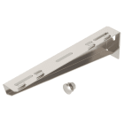 OBO BETTERMANN - Mensola a parete per passerella grigliata B310mm in Acciaio Inox A2 1.4301 non trattato, con ulteriore trattamento.