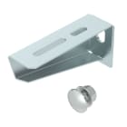 OBO BETTERMANN - Mensola a parete con bullone di fissaggio M10x25, B110mm, in acciaio zincato continuo.