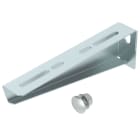 OBO BETTERMANN - Mensola a parete con bullone di fissaggio M10x25, B210mm, in acciaio zincato continuo.