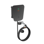 OBO BETTERMANN - Wallbox versione basic in policarbonato laccato nero 330x300x127 ac bl.