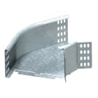 OBO BETTERMANN - Curva 45° connettore orizzontale angolo 110x100 Acciaio zincato in continuo RB 45 110 FS.