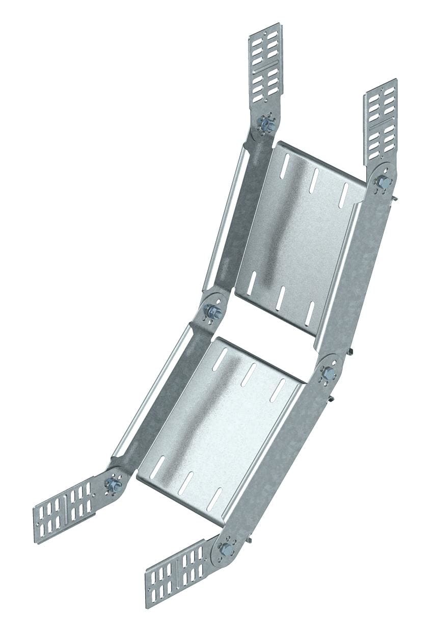 OBO BETTERMANN - Curva regolabile verticale 60x500 in acciaio zincato continuo RGBV 650 FS.