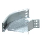 OBO BETTERMANN - Curva 45° connettore orizzontale angolo 85x200 Acciaio zincato caldo immersione RB 45 820 FT.