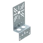 OBO BETTERMANN - Piastra di montaggio curvato piccolo 210x120 in acciaio zincato FS MP WI KL.