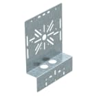 OBO BETTERMANN - Piastra di montaggio curvato grande 265x200 acciaio zincato in continuo.