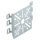 OBO BETTERMANN - Piastra di montaggio universale 170x120 in acciaio zincato a nastro Double Dip, zinco/alluminio.