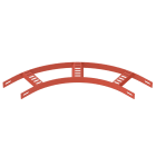 OBO BETTERMANN - Curva 90° con piolo trapezoidale B106mm in Acciaio, fondo applicato a caldo.