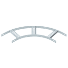 OBO BETTERMANN - Slb 90 42 150 Ft Curva 90° Con Piolo Trapezoidale B156mm Acciaio Zincato A Caldo Per Immersione.