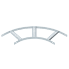 OBO BETTERMANN - Slb 90 42 200 Ft Curva 90° Con Piolo Trapezoidale B206mm Acciaio Zincato A Caldo Per Immersione.