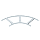 OBO BETTERMANN - Slb 90 42 250 Ft Curva 90 con Piolo Trapezoidale B256mm Acciaio Zincato a Caldo per Immersione.