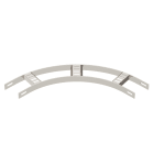 OBO BETTERMANN - Curva 90° con piolo trapezoidale B81mm Acciaio, INOX A2 1.4301 non trattato, ulteriore trattamento.