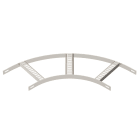 OBO BETTERMANN - Curva 90° con piolo trapezoidale B206mm Acciaio INOX A2 1.4301 non trattato ulteriore trattamento SLB 90 42 200 A2.