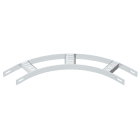 OBO BETTERMANN - Curva 90 gradi con piolo trapezoidale B81mm in alluminio decapato SLB 90 42 075ALU.