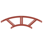 OBO BETTERMANN - Slb 90 62 300 Sg Curva 90 con piolo trapezoidale B310mm Acciaio fondo applicato a caldo.