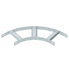 OBO BETTERMANN - Slb 90 62 200 Ft Curva 90° Con Piolo Trapezoidale B210mm Acciaio Zincato A Caldo Per Immersione.