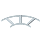 OBO BETTERMANN - Slb 90 62 300 Ft Curva 90° Con Piolo Trapezoidale B310mm Acciaio Zincato A Caldo Per Immersione.