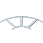 OBO BETTERMANN - Slb 90 62 400 Ft Curva 90 con Piolo Trapezoidale B410mm Acciaio Zincato a Caldo per Immersione.
