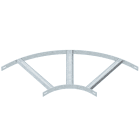 OBO BETTERMANN - Slb 90 62 500 Ft Curva 90 con Piolo Trapezoidale B510mm Acciaio Zincato a Caldo per Immersione.