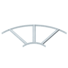 OBO BETTERMANN - Slb 90 62 600 Ft Curva 90 con piolo trapezoidale B610mm Acciaio zincato a caldo per immersione.