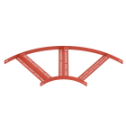 OBO BETTERMANN - Curva 90 gradi con piolo Z B 510mm in acciaio applicato a caldo fondo sganciabile.