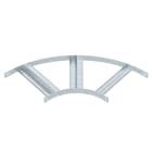 OBO BETTERMANN - Slzb 90 400 Ft Curva 90° Con Piolo B410mm Acciaio Zincato A Caldo Per Immersione.