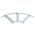 OBO BETTERMANN - Slzb 90 500 Ft Curva 90 con Piolo B510mm Acciaio Zincato a Caldo per Immersione.