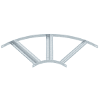 OBO BETTERMANN - Curva 90° con piolo Z B610mm in Acciaio zincato a caldo per immersione.
