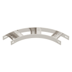 OBO BETTERMANN - Curva 90° con piolo Z B110mm Acciaio, INOX A4 1.4571 non trattato e ulteriore trattamento SLZB 90 100 A4.