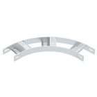 OBO BETTERMANN - Curva 90 gradi con piolo Z B 110mm in alluminio decapato SLZB 90 100 ALU.