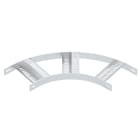 OBO BETTERMANN - Curva 90 gradi con piolo Z B 210mm in alluminio decapato SLZB 90 200 ALU.