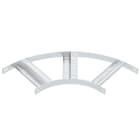 OBO BETTERMANN - Curva 90° con piolo Z B310mm in Alluminio decapato SLZB 90 300 ALU.