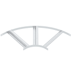 OBO BETTERMANN - Curva 90° con piolo Z B610mm in Alluminio decapato SLZB 90 600 ALU.