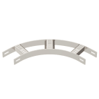 OBO BETTERMANN - Curva 90° con piolo trapezoidale B110mm Acciaio INOX A2 1.4301 non trattato ulteriore trattamento SLB 90 62 100 A2.