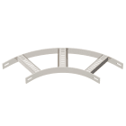 OBO BETTERMANN - Curva 90° con piolo trapezoidale B210mm in acciaio inox A2 1.4301, non trattato, ulteriore trattamento SLB 90 62 200 A2.