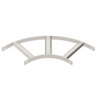 OBO BETTERMANN - Curva 90° con piolo trapezoidale B310mm Acciaio INOX A2 1.4301 non trattato ulteriore trattamento SLB 90 62 300 A2.