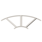 OBO BETTERMANN - Curva 90° con piolo trapezoidale B610mm Acciaio INOX A2 1.4301 non trattato ulteriore trattamento SLB 90 62 600 A2.