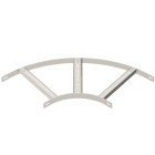 OBO BETTERMANN - Slb 90 62 400 a4 curva 90° con piolo trapezoidale b410mm acciaio inox 1.4571 non trattato ulteriore trattamento.