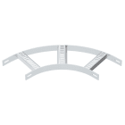 OBO BETTERMANN - Curva 90 gradi con piolo trapezoidale B210mm in alluminio decapato SLB 90 62 200ALU.