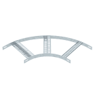OBO BETTERMANN - Curva 90° con piolo Z B306mm in Acciaio zincato a caldo per immersione.