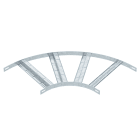 OBO BETTERMANN - Curva 90° con piolo ZB 406mm Acciaio zincato a caldo per immersione SLZB L90 400 FT.