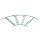 OBO BETTERMANN - Curva 90 gradi con piolo Z B506mm in acciaio zincato a caldo per immersione SLZB L 90 500 FT.