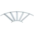 OBO BETTERMANN - Curva 90° con piolo ZB 606mm Acciaio zincato a caldo per immersione SLZB L90 600 FT.