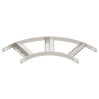 OBO BETTERMANN - Curva 90° con piolo Z B206mm Acciaio, INOX A2 1.4301 non trattato, ulteriore trattamento.