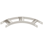 OBO BETTERMANN - Curva 90° con piolo Z B106mm Acciaio, INOX A4 1.4571 non trattato e ulteriore trattamento SLZB L 90 100 A4.