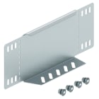 OBO BETTERMANN - RWEB 120 DD RIDUTTORE/TERMINALE - Profilo riduttore/estremita per passerella 110x200 Acciaio zincatura a nastro Double Dip, zinco/alluminio.