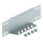 OBO BETTERMANN - RWEB 810 FS Riduttore/Terminale Profilo per passerella 85x100 in Acciaio zincato continuo.