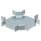 OBO BETTERMANN - Derivazione a croce connettore orizzontale angolo 60x100 in Acciaio zincato a caldo per immersione.