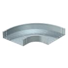 OBO BETTERMANN - Curva 90 gradi orizzontale, tipo rotondo 110x600 in Acciaio zincato a caldo per immersione.